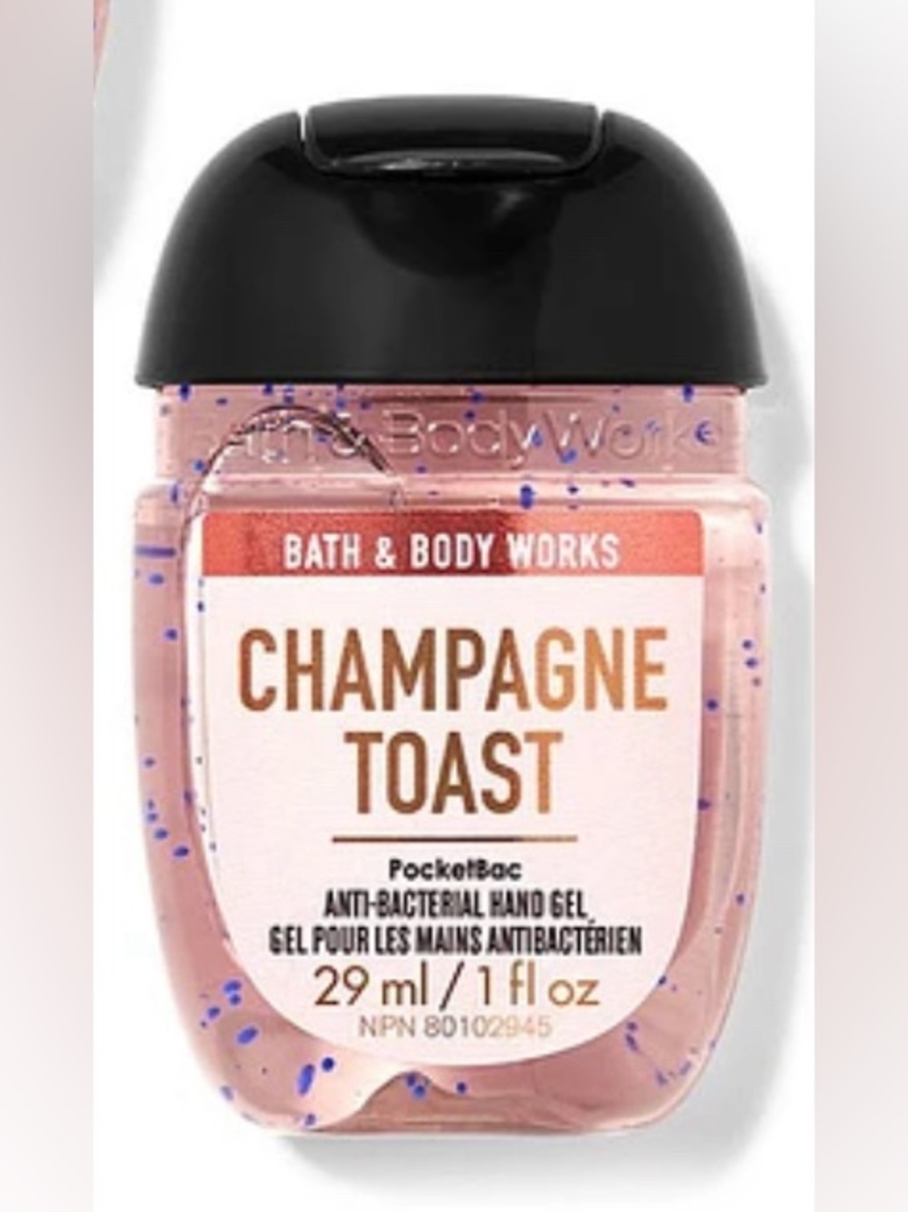 Bath & Body Works Champagne Toast PocketBac Anti-Bacterial Hand Gel - Pink - 5pk